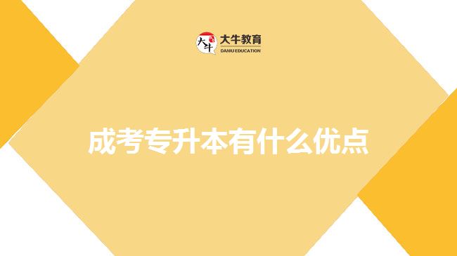 成考專升本有什么優(yōu)點(diǎn)