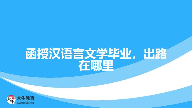 函授漢語言文學(xué)畢業(yè)，出路在哪里