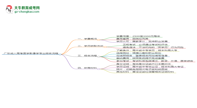 【保姆級(jí)】廣東成人高考醫(yī)學(xué)影像學(xué)專業(yè)2025年報(bào)名流程