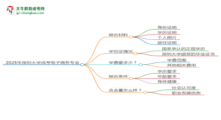 2025年深圳大學(xué)成考電子商務(wù)專業(yè)報名材料需要什么？