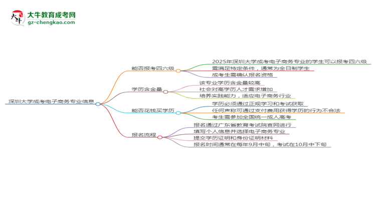 深圳大學(xué)2025年成考電子商務(wù)專業(yè)生可不可以考四六級(jí)？