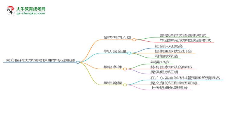 南方醫(yī)科大學2025年成考護理學專業(yè)生可不可以考四六級？