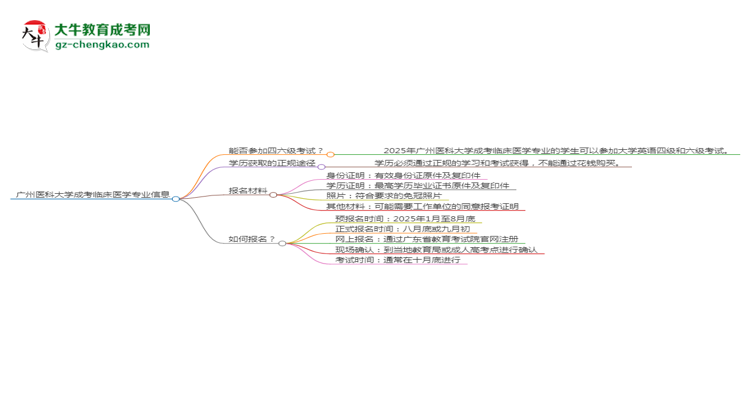 廣州醫(yī)科大學(xué)2025年成考臨床醫(yī)學(xué)專(zhuān)業(yè)生可不可以考四六級(jí)？