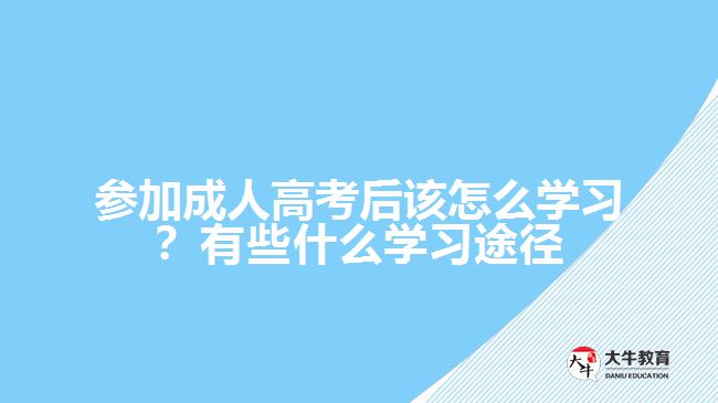 參加成人高考后該怎么學(xué)習(xí)？有些什么學(xué)習(xí)途徑