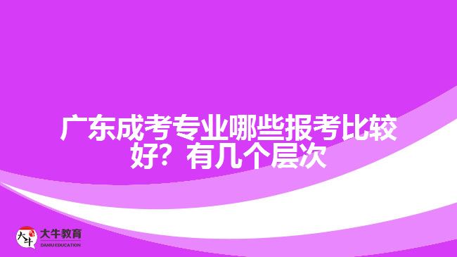 廣東成考專業(yè)哪些報(bào)考比較好？