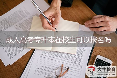 成人高考專升本在校生可以報(bào)名嗎