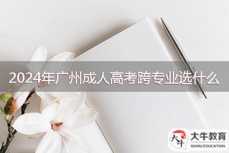 2024年廣州成人高考跨專業(yè)選什么