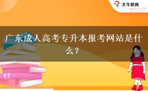 廣東成人高考專升本報考網(wǎng)站是什么？