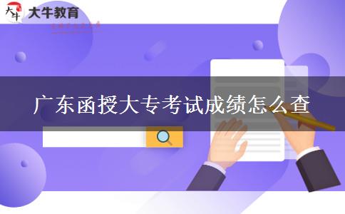 廣東函授大專考試成績怎么查