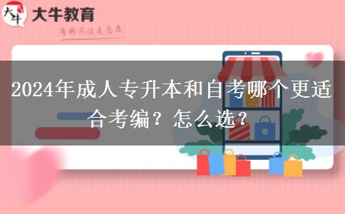 2024年成人專升本和自考哪個(gè)更適合考編？怎么選？