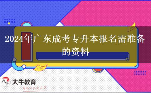 廣東2024年成考專(zhuān)升本報(bào)名之前先準(zhǔn)備好這些材料哦！